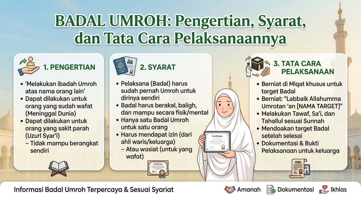 Badal Umroh: Pengertian, Syarat, dan Tata Cara Pelaksanaannya