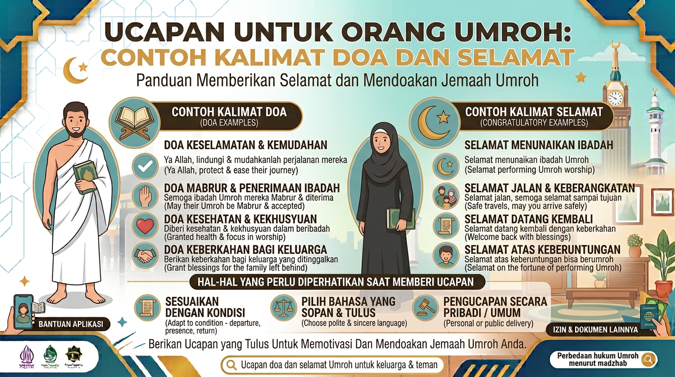 Ucapan untuk Orang Umroh: Contoh Kalimat Doa dan Selamat