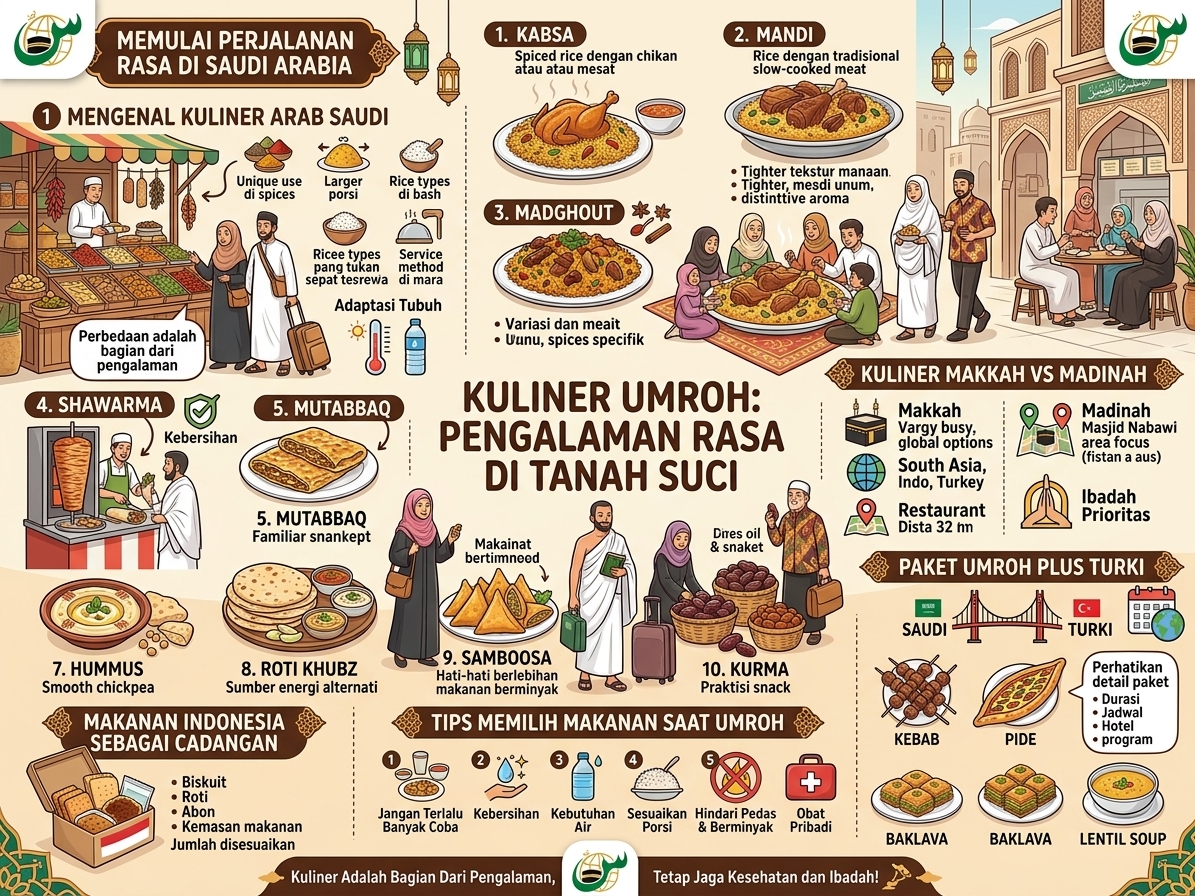 Kuliner Halal Khas Arab Saudi yang Wajib Dicoba Jemaah