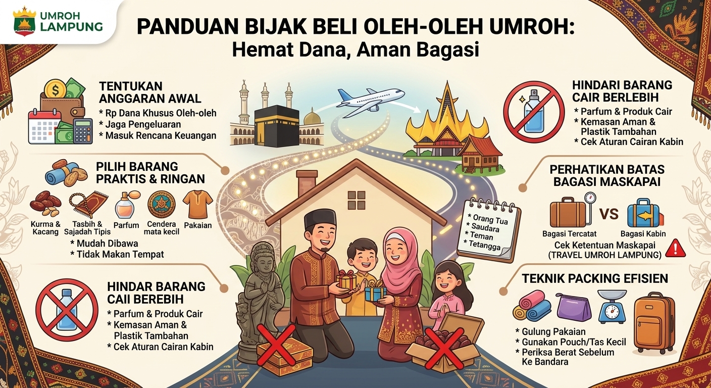 Tips Membeli Oleh-Oleh dari Makkah Tanpa Membebani Bagasi