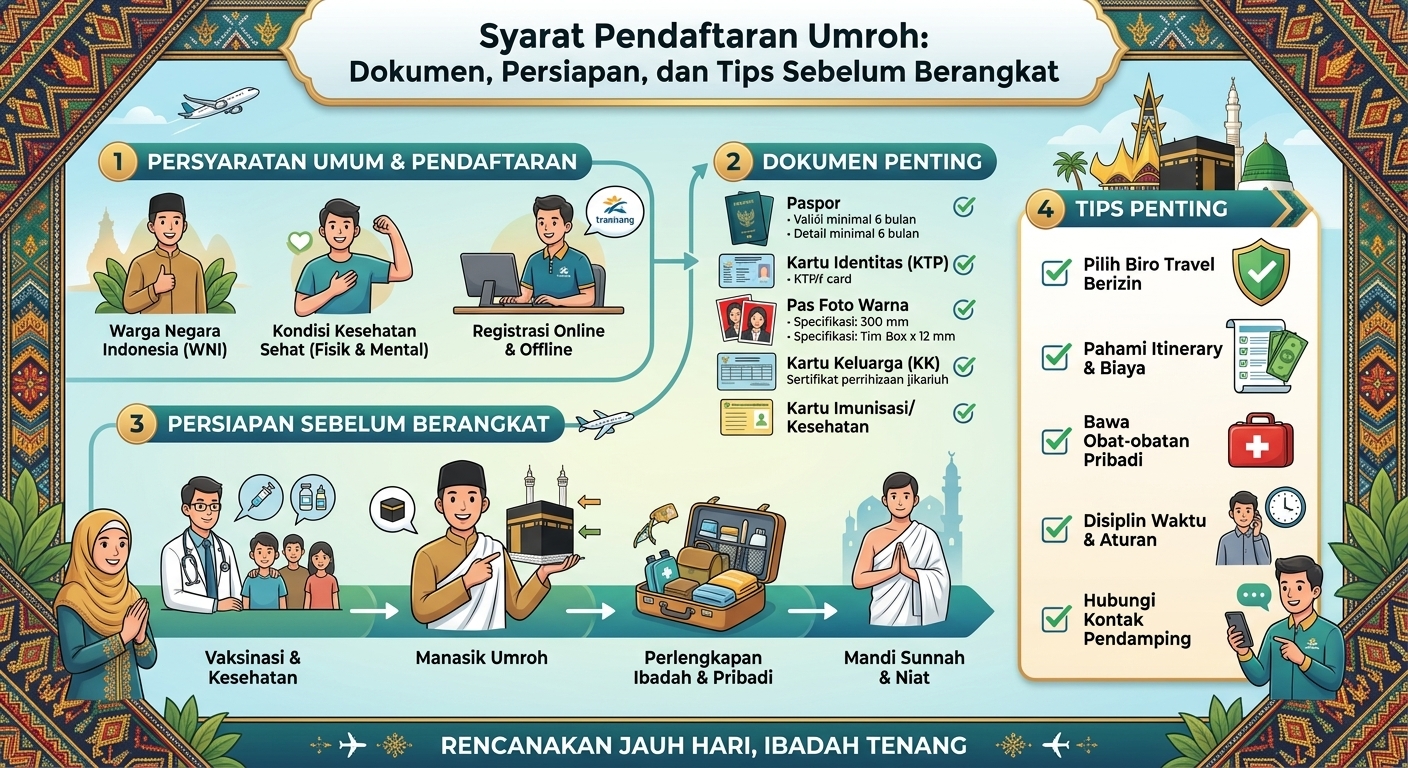 Syarat Pendaftaran Umroh: Dokumen, Persiapan, dan Tips Sebelum Berangkat