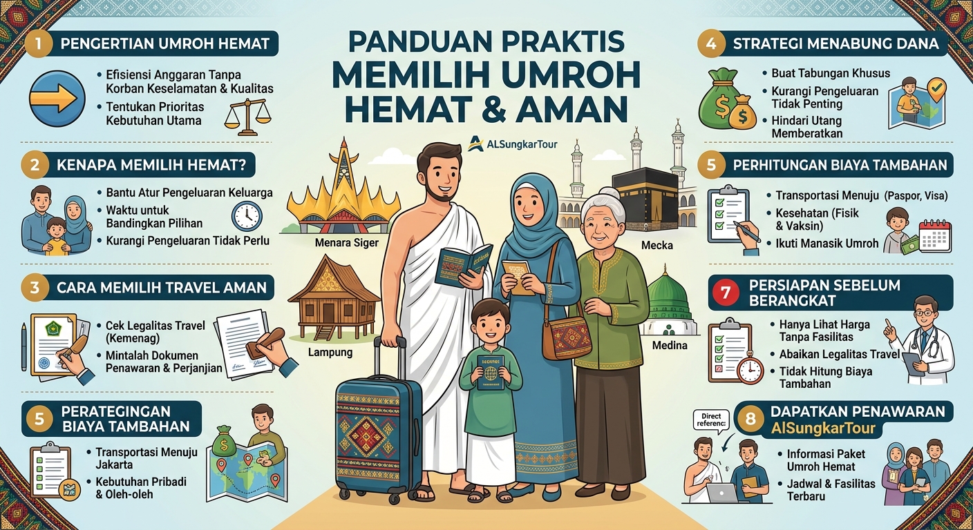 Umroh Hemat: Cara Memilih Paket Terjangkau Tanpa Mengorbankan Kenyamanan Ibadah