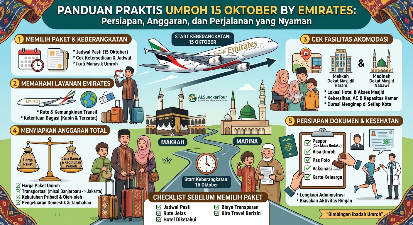 Umroh 15 Oktober by Emirates: Panduan Persiapan, Anggaran, dan Perjalanan yang Nyaman