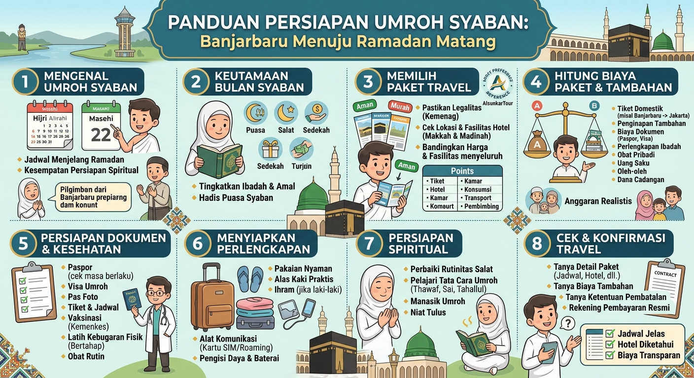 Umroh Syaban: Panduan Memilih Paket, Menyiapkan Anggaran, dan Menyambut Ramadan