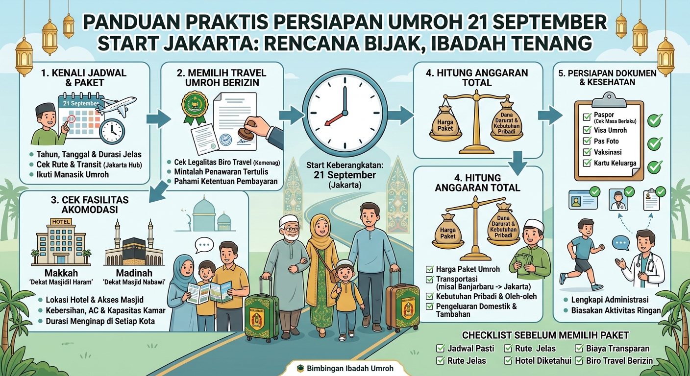 Umroh 21 September Start Jakarta: Panduan Memilih Paket dan Menyiapkan Perjalanan