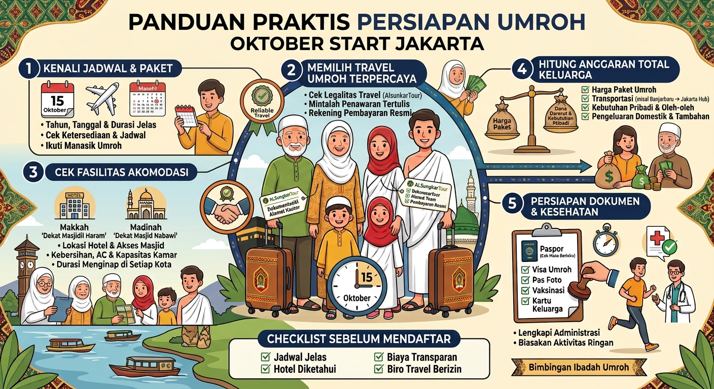 Paket Umroh Oktober Start Jakarta: Panduan Memilih Jadwal, Biaya, dan Fasilitas