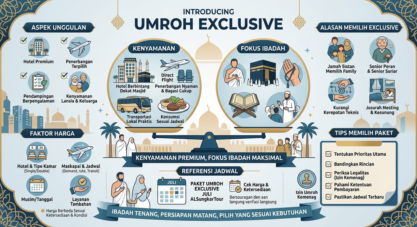 Umroh Exclusive: Panduan Memilih Paket Premium yang Nyaman dan Sesuai Kebutuhan
