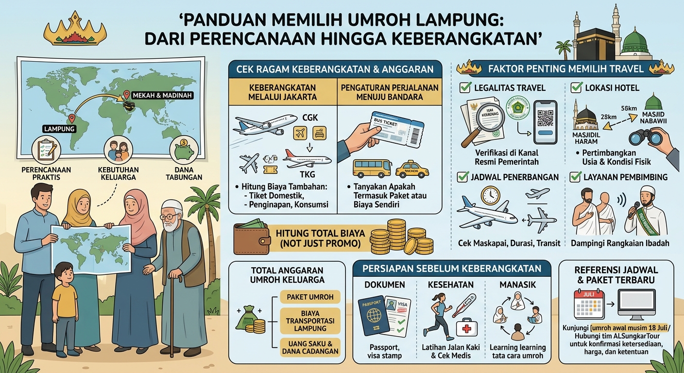 Umroh Lampung: Panduan Memilih Paket, Mengatur Biaya, dan Menyiapkan Keberangkatan