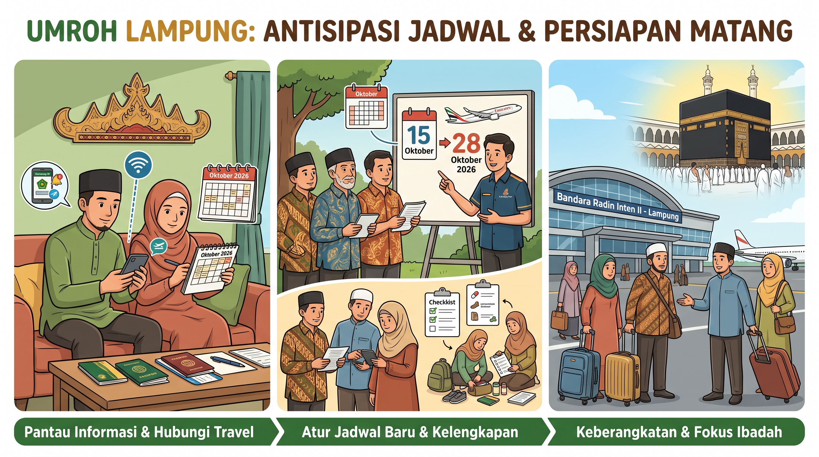 Umroh Lampung Saat Ini: Informasi Keberangkatan, Jadwal, Biaya, dan Tips Memilih Travel