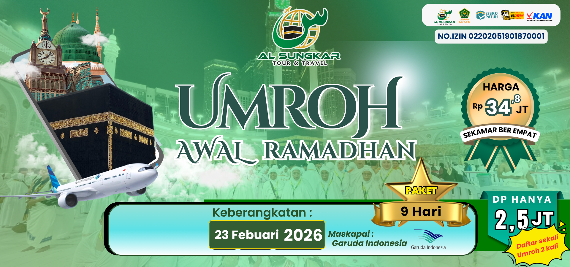 UMROH AWAL RAMADHAN