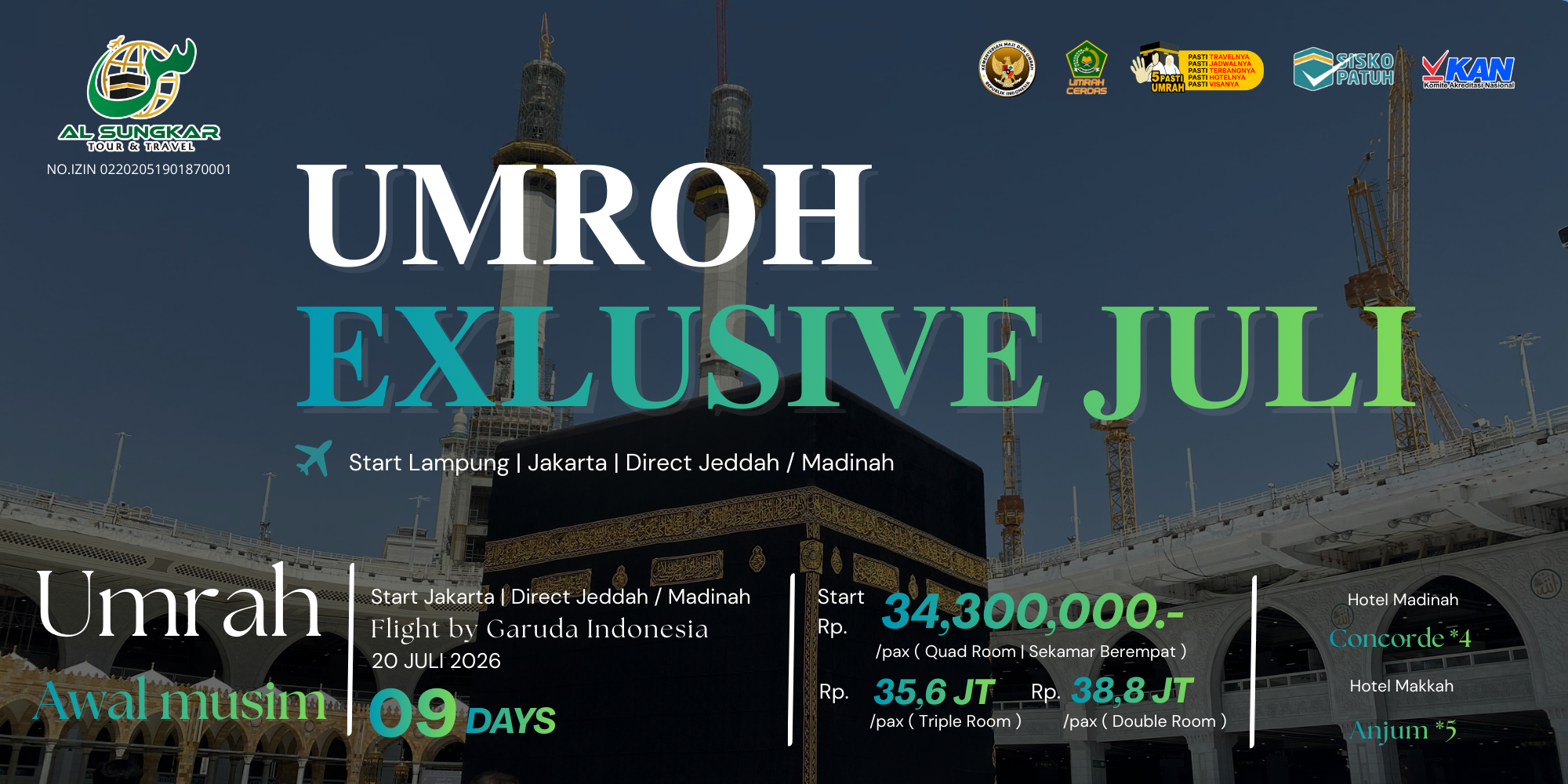 UMROH EXCLUSIVE JULI